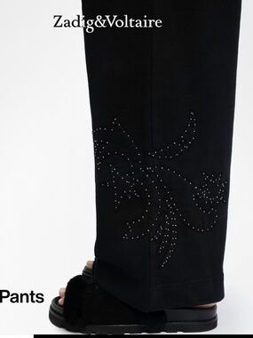 NWT Zadig and Voltaire pants w/Rhinestone embellishments